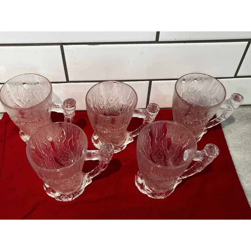 Vintage set of Nine (9) The Flintstones McDonald's Glass Mugs 1993 - Picture 10 of 14
